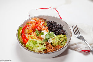 Catering near Boston - Mexican Bowl Menu