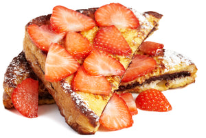 strawberries french toast 